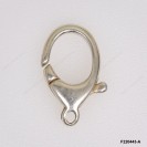 Italian Handmade Casting Trigger Clasp with fixed Round End Ring ~15x26mm
