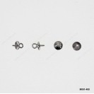 M001, Round Pearl Cup with Closed End Ring