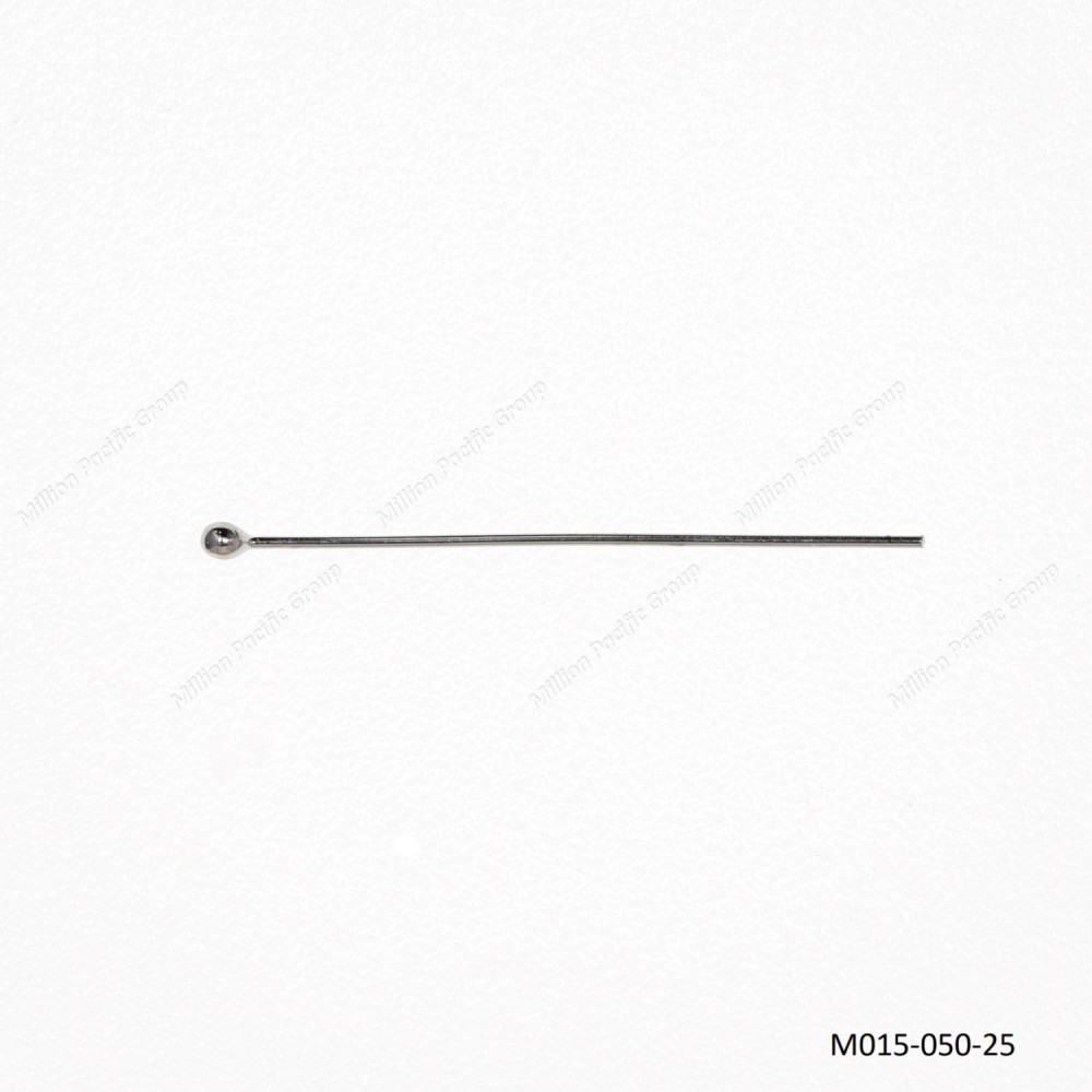 M015, Head Pin with Ball End Bead End
