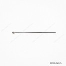 M015, Head Pin with Ball End Bead End