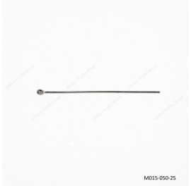 M015, Head Pin with Ball End Bead End