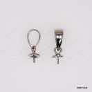 M041H-400, Closed Bails with 4mm Pearl Cup