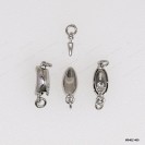 M046Z-460, Bean Pin Clasp Press Pearl Clasp ~4.6x8.5mm