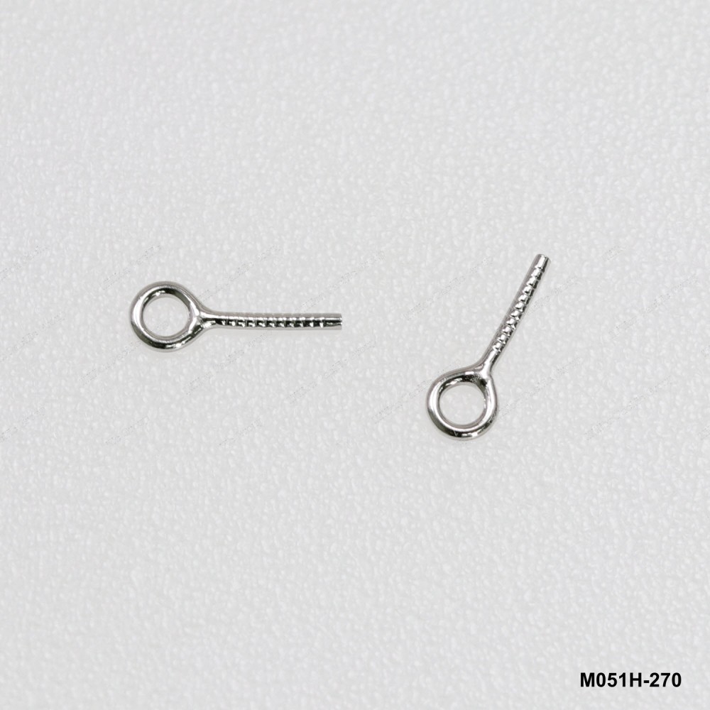 M051H-270, Pearl Pin Pearl Accessory Round Closed Ring ~2.7mm