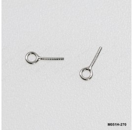 M051H-270, Pearl Pin Pearl Accessory Round Closed Ring ~2.7mm