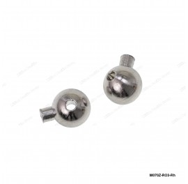 M070, Cable Wire clip for full drill pearls gemstones crystals, Round 3mm