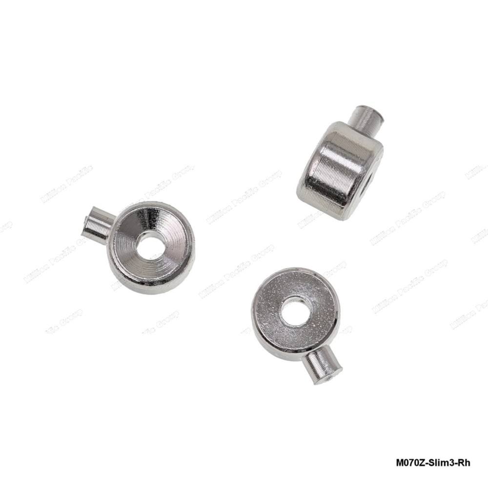 M070,Cable Wire Clasp for full drill pearls gemstones crystals, Slim shape 3mm
