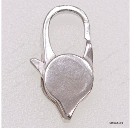 M094A, Round Retangle Trigger Clasp with Fixed Ring, handmade