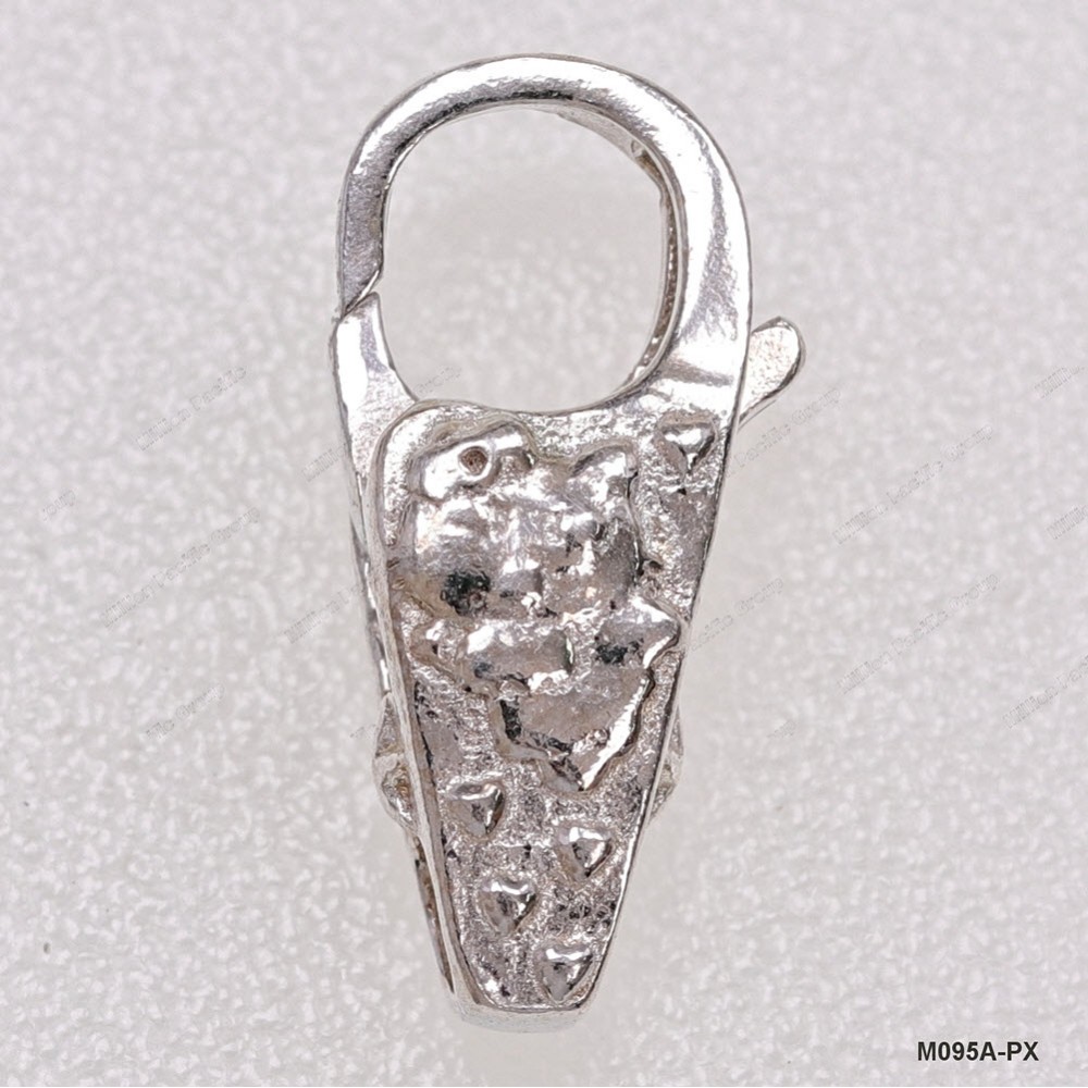 M095A, Pearl shape Design Trigger Clasp, No Ring, Handmade