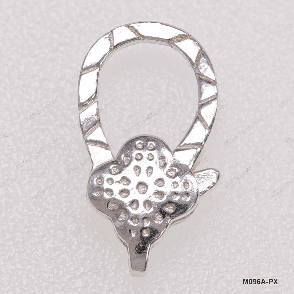 M096A, Design Flower Trigger Clasp, Handmade