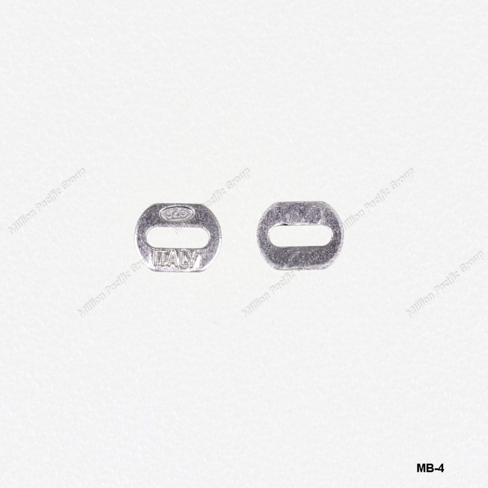 Small Chain Tag long hole for two ~3.3x4.2mm