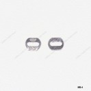 Small Chain Tag long hole for two ~3.3x4.2mm