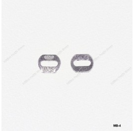 Small Chain Tag long hole for two ~3.3x4.2mm