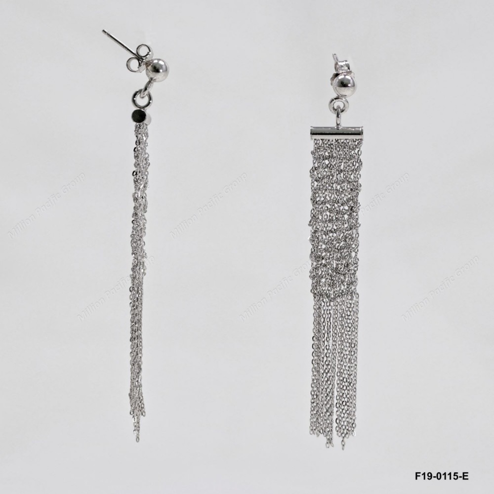Design Stamped Cable Soft Mesh Adjustable Necklace Bracelet and Earring