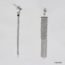 Design Stamped Cable Soft Mesh Adjustable Necklace Bracelet and Earring