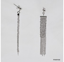 Design Stamped Cable Soft Mesh Adjustable Necklace Bracelet and Earring