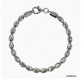 PLBRMN-040, Barrel Moon Beads Necklace and Bracelet Adjustable Bracelet ~4mm