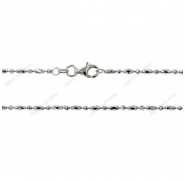PLOVGR-ROB, Bead Oval Gloss Cut 1+1 Chain