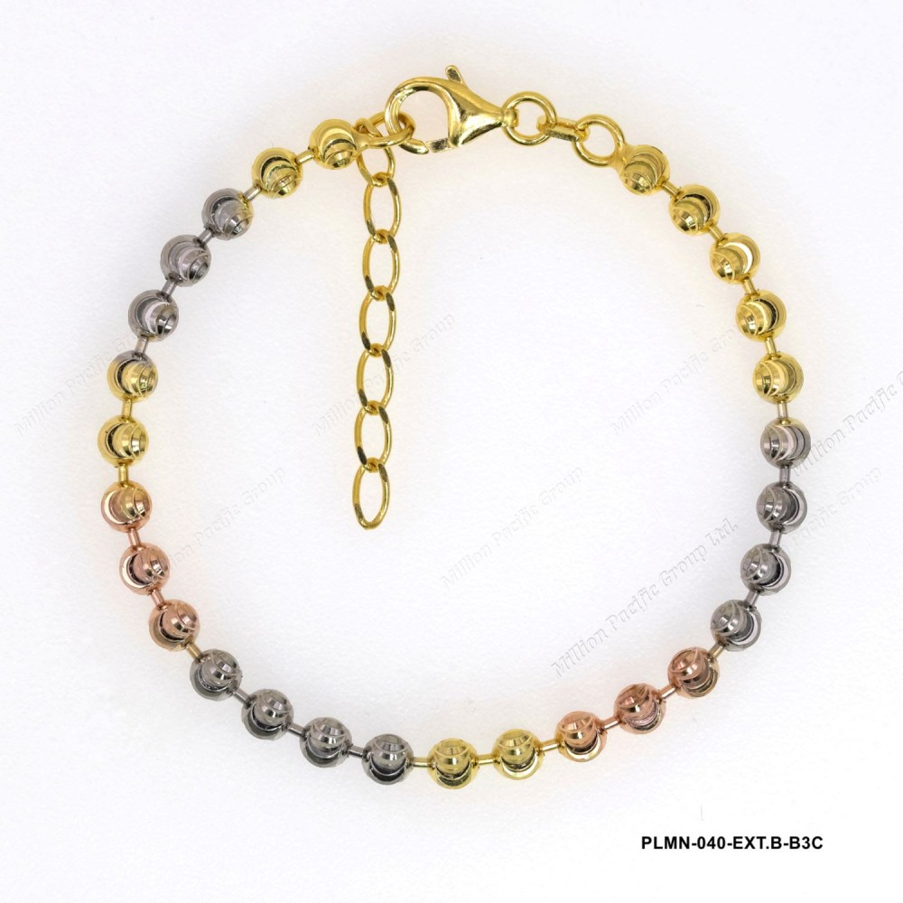 Bead Round Moon Cut Chain