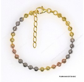 Bead Round Moon Cut Chain