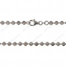Bead Round Moon Cut Chain