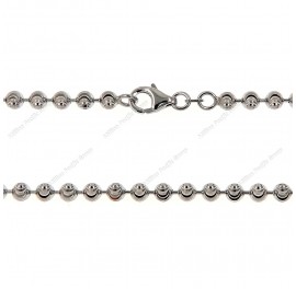 Bead Round Moon Cut Chain