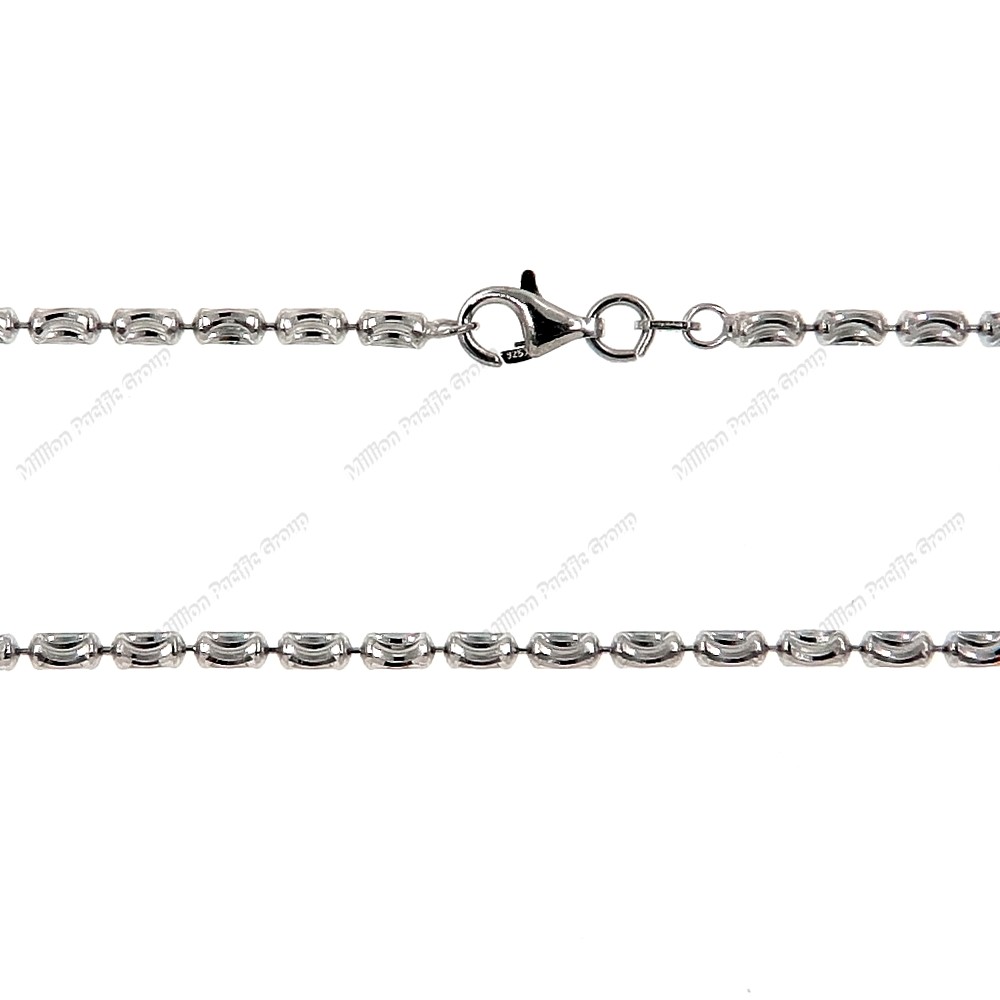 Bead Long Moon Cut Chain