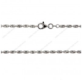 Bead Long Moon Cut Chain