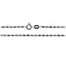 Bead Oval 8 Diamond Cut Chain