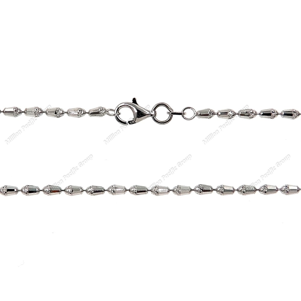 PLOVDR, Bead Oval Whirl Cone Cut Chain