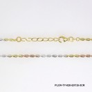 PLOVTY, Bead Oval Swirl Cut Chain
