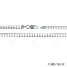 Bead Round Plain Chain 3 Lines Fixed