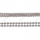 PLSL-SPRING, Bead Spring Elastic Round Slash Diamond cut Chain