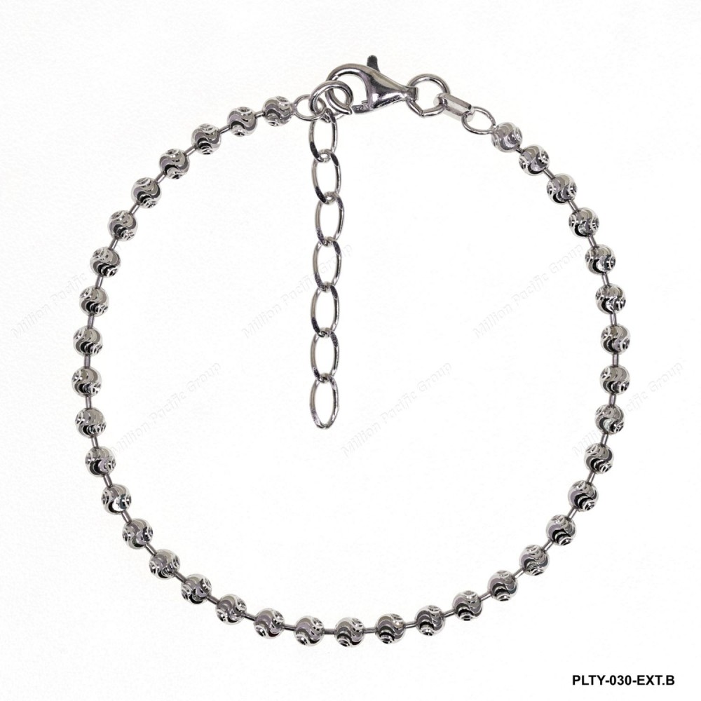 Round 3mm Swirl Cut Bead Chain
