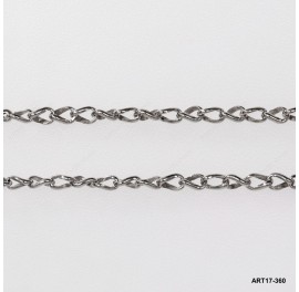 Infinity Oval Twisted Belcher Chain ~3.6mm