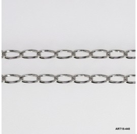 Long Link Infinity Rectangle wire Twisted Chain ~4.4mm