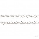 Round wire heart chain Love chain