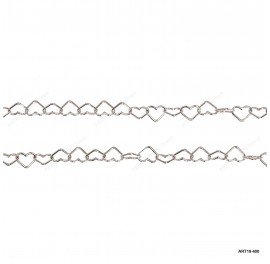 Round wire heart chain Love chain