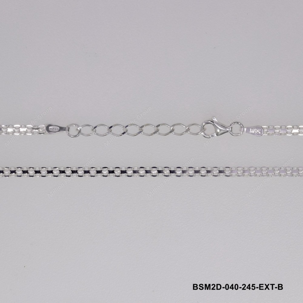 BSM2D-, Bismark Chain 2 side Diamond Cut