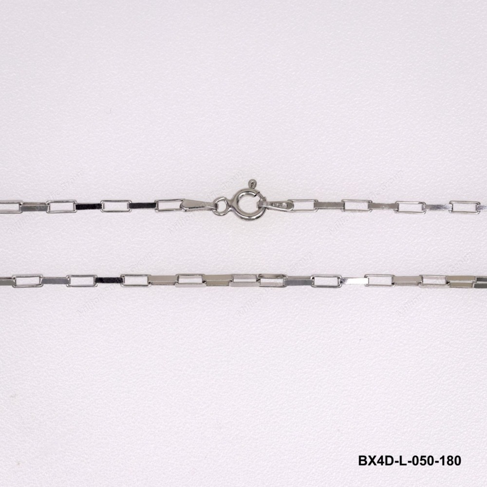 Long Box Chain 4 Diamond Cut Veneziana