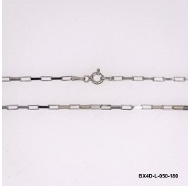 Long Box Chain 4 Diamond Cut Veneziana