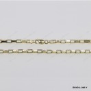 BX4D-L-390-Y, Half Long Box Chain 4 Diamond Cut Veneziana