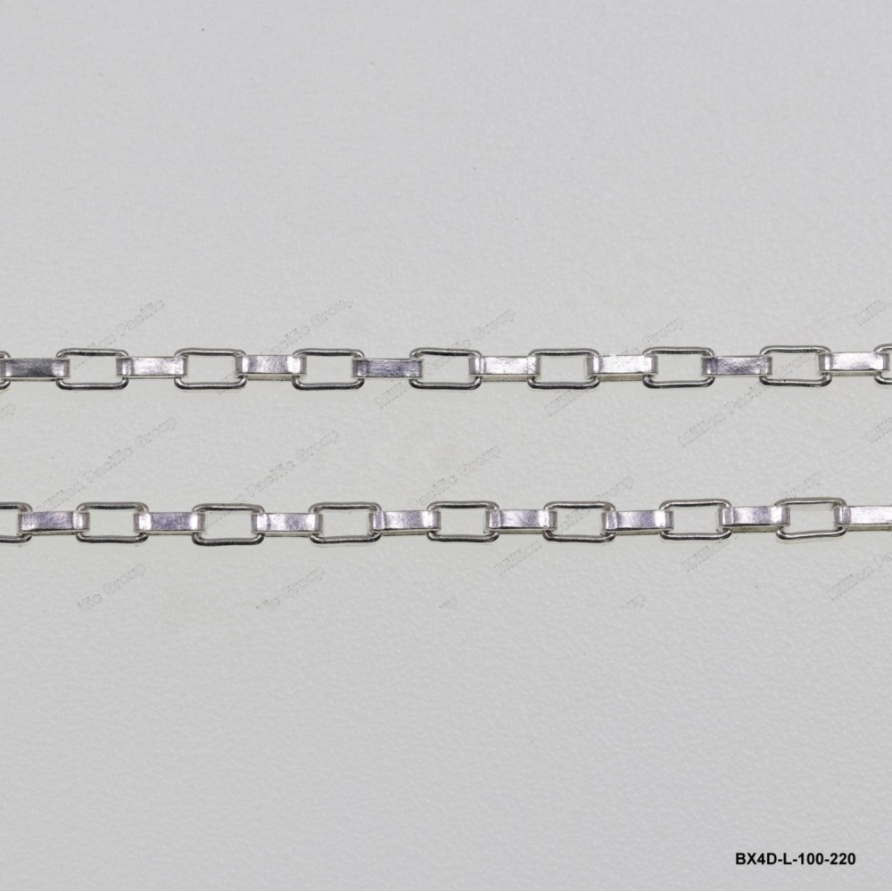 Half Long Box Chain 4 Diamond Cut Veneziana