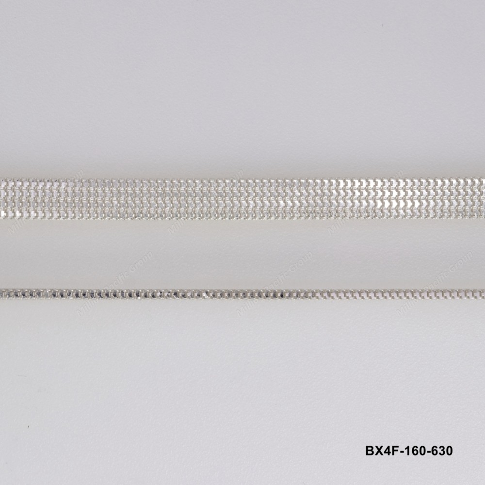 Etrusca 4 Lines Fixed Box Chain Veneziana