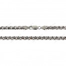 Round Box Slash Diamond Cut Chain Box Half Round Wire Veneziana 