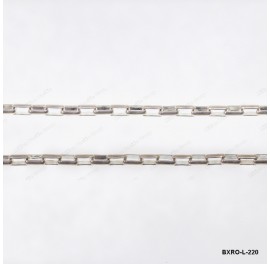 BXRO-L-220, Round Long Box Chain Veneziana