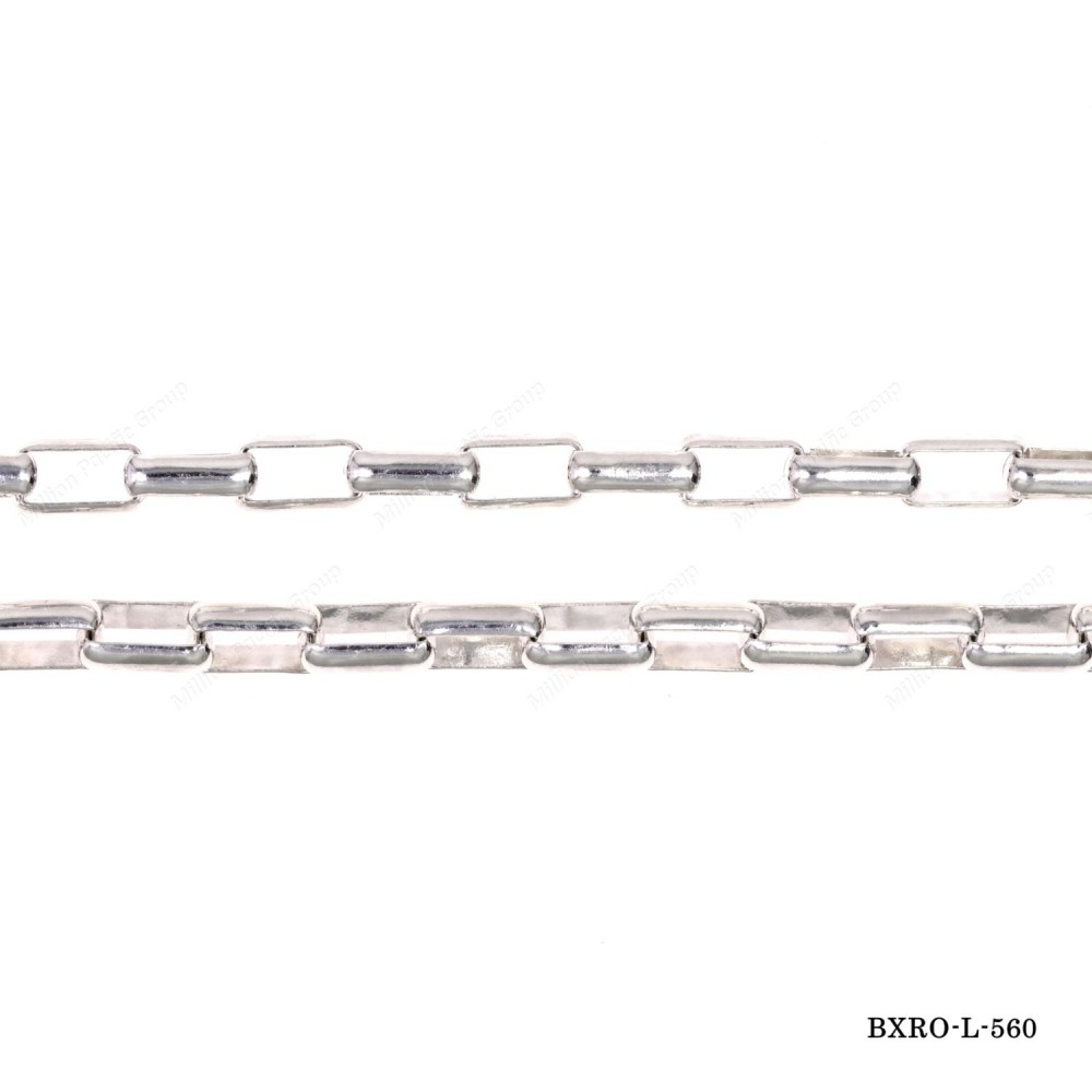 Long Round Box Chain Box Half Round Wire Veneziana