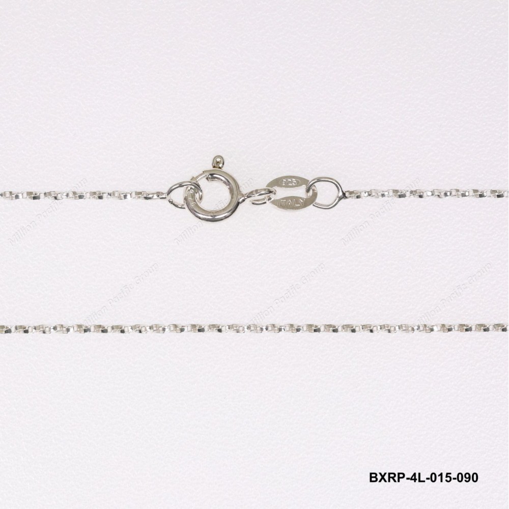 Twisted Box Chain 4 Diamond Cut Veneziana