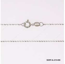 Twisted Box Chain 4 Diamond Cut Veneziana