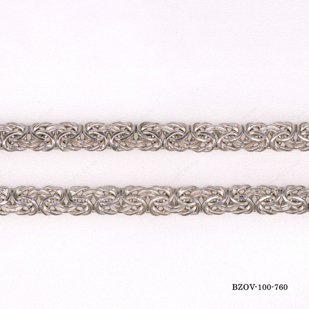 Two Side Oval Special Made King Chain Bizantina Chain